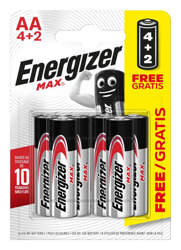 Picture of ENERGIZER ALK MAX AA  4+2